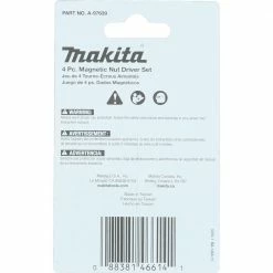 Makita A-97639 Makita ImpactX 4 Piece 1-3/4 In. Magnetic Nut Driver Set -Cheap Makita Store mktna 97639 b