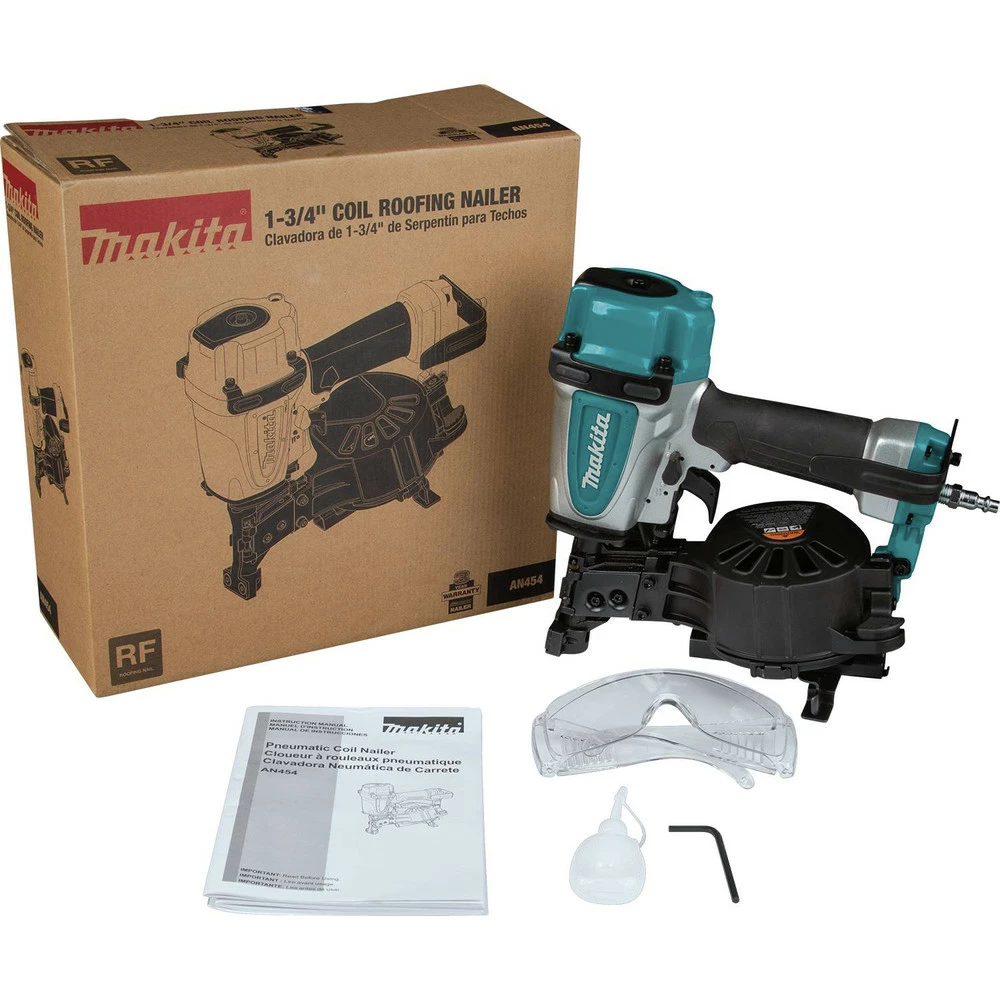 Makita AN454 1-3/4 In. Coil Roofing Nailer 9 Makita AN454 1-3/4 In. Coil Roofing Nailer - Image 7