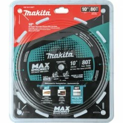 Makita B-66977 10 In. 80T Carbide-Tipped Max Efficiency Miter Saw Blade -Cheap Makita Store mktnb 66977 c