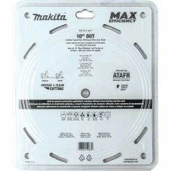 Makita B-66977 10 In. 80T Carbide-Tipped Max Efficiency Miter Saw Blade -Cheap Makita Store mktnb 66977 d