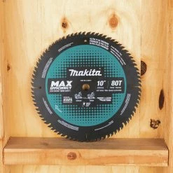 Makita B-66977 10 In. 80T Carbide-Tipped Max Efficiency Miter Saw Blade -Cheap Makita Store mktnb 66977 e
