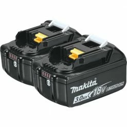 Makita BL1830B-2 2-Piece 18V LXT Lithium-Ion Batteries (3 Ah)