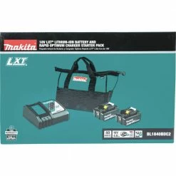 Makita BL1840BDC2 18V LXT Lithium-Ion Battery And Rapid Optimum Charger Starter Pack (4 Ah) -Cheap Makita Store mktnbl1840bdc2 h