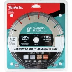 Makita E-02973 9 In. Ultra-Premium Plus Segmented General Purpose Diamond Blade -Cheap Makita Store mktne 02973 a