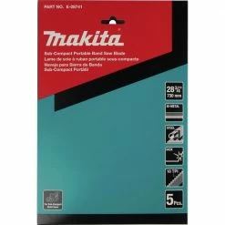 Makita E-08741 Bi-Metal 28-3/4 In. 18 TPI Sub-Compact Portable Band Saw Blades (5-Pack) -Cheap Makita Store mktne 08741 a