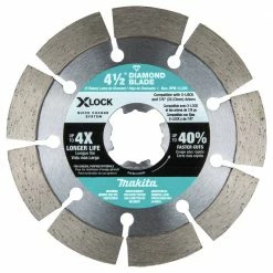 Makita E-12647 3-Piece X-LOCK 4-1/2 In. Diamond Blade Variety Pack For Masonry Cutting -Cheap Makita Store mktne 12647 a