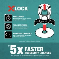 Makita E-12647 3-Piece X-LOCK 4-1/2 In. Diamond Blade Variety Pack For Masonry Cutting -Cheap Makita Store mktne 12647 g