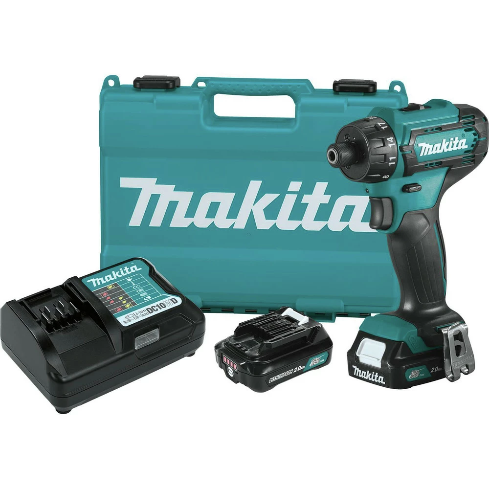 Makita FD10R1 12V Max CXT Lithium-Ion Hex Brushless 1/4 In. Cordless Drill Driver Kit (2 Ah) 3 Makita FD10R1 12V Max CXT Lithium-Ion Hex Brushless 1/4 In. Cordless Drill Driver Kit (2 Ah)