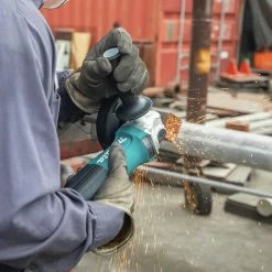 Makita GA5052 11 Amp Compact 4-1/2 In./ 5 In. Corded Paddle Switch Angle Grinder With AC/DC Switch -Cheap Makita Store mktnga5052 m