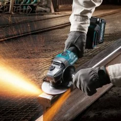 Makita GAG01M1 40V Max XGT Brushless Lithium-Ion 4-1/2 In./5 In. Cordless Cut-Off/Angle Grinder Kit With Electric Brake (4 Ah) -Cheap Makita Store mktngag01m1 f