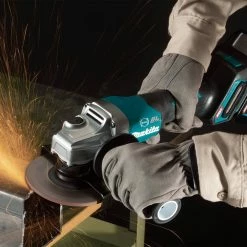 Makita GAG03M1 40V Max XGT Brushless Lithium-Ion 4-1/2 In./5 In. Cordless Paddle Switch Angle Grinder Kit With Electric Brake (4 Ah) -Cheap Makita Store mktngag03m1 g