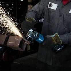 Makita GAG03M1 40V Max XGT Brushless Lithium-Ion 4-1/2 In./5 In. Cordless Paddle Switch Angle Grinder Kit With Electric Brake (4 Ah) -Cheap Makita Store mktngag03m1 l