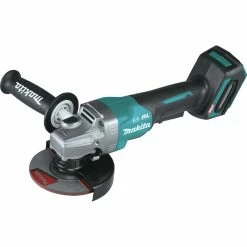 Makita GAG03Z 40V Max XGT Brushless Lithium-Ion 4-1/2 In./5 In. Cordless Paddle Switch Angle Grinder With Electric Brake (Tool Only)