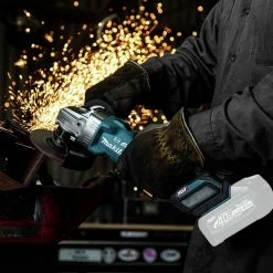 Makita GAG04Z 40V Max XGT Brushless Lithium-Ion 4-1/2 In./5 In. Cordless Angle Grinder With Electric Brake And AWS (Tool Only) -Cheap Makita Store mktngag04z c