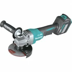 Makita GAG06Z 40V Max XGT Brushless Lithium-Ion 4-1/2 In./5 In. Cordless Paddle Switch Angle Grinder With Electric Brake And AWS (Tool Only)