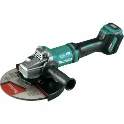 Makita GAG10Z 40 Max XGT Brushless Lithium-Ion 9 In. Cordless Paddle Switch Angle Grinder With Electric Brake And AWS (Tool Only)