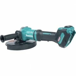 Makita GAG10Z 40 Max XGT Brushless Lithium-Ion 9 In. Cordless Paddle Switch Angle Grinder With Electric Brake And AWS (Tool Only) -Cheap Makita Store mktngag10z b