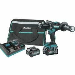 Makita GPH01D 40V Max XGT Brushless Lithium-Ion 1/2 In. Cordless Hammer Drill Driver Kit (2.5 Ah)