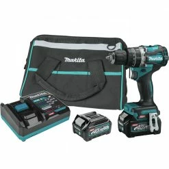 Makita GPH02D 40V Max XGT Compact Brushless Lithium-Ion 1/2 In. Cordless Hammer Drill Driver Kit (2.5 Ah)