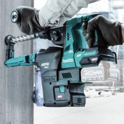 Makita GRH01ZW 40V Max XGT AWS Capable Brushless Lithium-Ion 1-1/8 In. Cordless AVT Rotary Hammer With Dust Extractor, Accepts SDS-MAX, AFT Bits (Tool Only) -Cheap Makita Store mktngrh01zw i