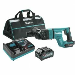 Makita GRH07M1 40V Max XGT Brushless Lithium-Ion 1-1/8 In. Cordless AFT/AWS Capable Accepts SDS-PLUS Bits AVT D-Handle Rotary Hammer Kit (4 Ah)