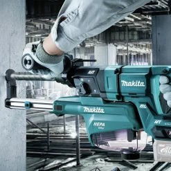 Makita GRH07ZW 40V Max XGT Brushless Lithium-Ion 1-1/8 In. Cordless AFT/AWS Capable Accepts SDS-PLUS Bits AVT D-Handle Rotary Hammer With Dust Extractor (Tool Only) -Cheap Makita Store mktngrh07zw j