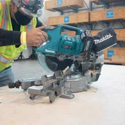 Makita GSL02M1 40V Max XGT Brushless Lithium-Ion 8-1/2 In. Cordless AWS Capable Dual-Bevel Sliding Compound Miter Saw Kit (4 Ah) -Cheap Makita Store mktngsl02m1 l
