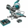 Makita GSL03M1 40V Max XGT Brushless Lithium-Ion 10 In. Cordless AWS Capable Dual-Bevel Sliding Compound Miter Saw Kit (4 Ah) -Cheap Makita Store mktngsl03m1