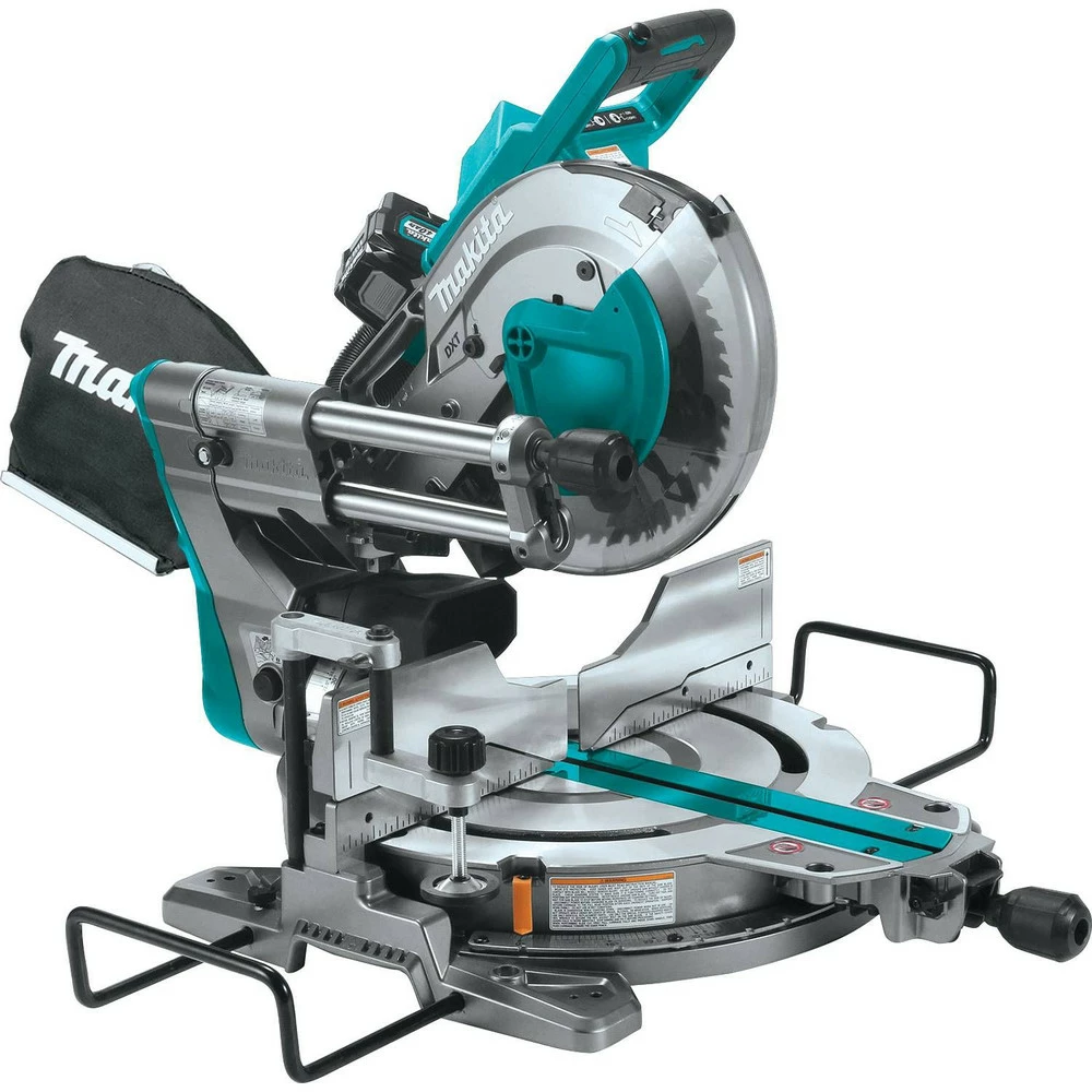 Makita GSL03M1 40V Max XGT Brushless Lithium-Ion 10 In. Cordless AWS Capable Dual-Bevel Sliding Compound Miter Saw Kit (4 Ah) 4 Makita GSL03M1 40V Max XGT Brushless Lithium-Ion 10 In. Cordless AWS Capable Dual-Bevel Sliding Compound Miter Saw Kit (4 Ah) - Image 2