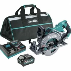 Makita GSR01M1 40V Max XGT Brushless Lithium-Ion 7-1/4 In. Cordless Rear Handle Circular Saw Kit (4 Ah)
