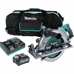 Makita GSR02M1 40V Max XGT AWS Capable Brushless Lithium-Ion 10-1/4 In. Cordless Rear Handle Circular Saw Kit (4 Ah)