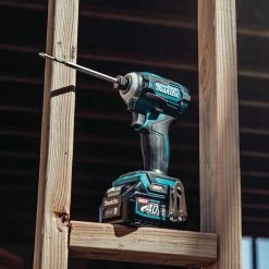 Makita GT200D 40V Max XGT Brushless Lithium-Ion 1/2 In. Cordless Hammer Drill Driver/ 4-Speed Impact Driver Combo Kit (2.5 Ah) -Cheap Makita Store mktngt200d u