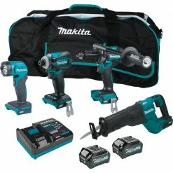 Makita GT401M1D1 40V Max XGT Brushless Lithium-Ion 1-1/4 In. Cordless Reciprocating Saw 4-Tool Combo Kit (2.5 Ah/4 Ah)