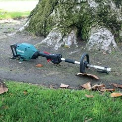 Makita GUX01JM1X1 40V Max XGT Brushless Lithium-Ion Cordless Couple Shaft Power Head With 17 In. String Trimmer Attachment Kit (4 Ah) -Cheap Makita Store mktngux01jm1x1 g