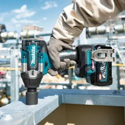 Makita GWT07D 40V Max XGT Brushless Lithium-Ion Cordless 4-Speed Mid-Torque 1/2 In. Sq. Drive Impact Wrench Kit With Friction Ring Anvil And 2 Batteries (2.5Ah) -Cheap Makita Store mktngwt07d h