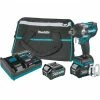 Makita GWT08D 40V Max XGT Brushless Lithium-Ion Cordless 4-Speed Mid-Torque 1/2 In. Sq. Drive Impact Wrench Kit With Detent Anvil And 2 Batteries (2.5 Ah) -Cheap Makita Store mktngwt08d