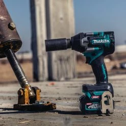 Makita GWT08D 40V Max XGT Brushless Lithium-Ion Cordless 4-Speed Mid-Torque 1/2 In. Sq. Drive Impact Wrench Kit With Detent Anvil And 2 Batteries (2.5 Ah) -Cheap Makita Store mktngwt08d d