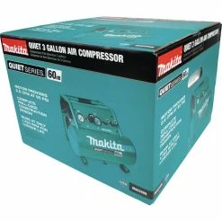 Makita MAC320Q Quiet Series 1-1/2 HP 3 Gallon Oil-Free Hand Carry Air Compressor -Cheap Makita Store mktnmac320q k