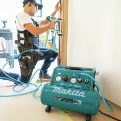 Makita MAC320Q Quiet Series 1-1/2 HP 3 Gallon Oil-Free Hand Carry Air Compressor -Cheap Makita Store mktnmac320q n