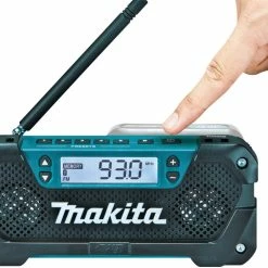 Makita RM02 12V Max CXT Cordless Lithium-Ion Compact Job Site Radio (Tool Only) -Cheap Makita Store mktnrm02 d