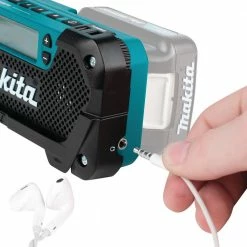 Makita RM02 12V Max CXT Cordless Lithium-Ion Compact Job Site Radio (Tool Only) -Cheap Makita Store mktnrm02 f
