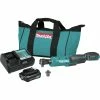 Makita RW01R1 12V Max CXT Lithium-Ion Cordless 3/8 In. / 1/4 In. Square Drive Ratchet Kit (2 Ah) -Cheap Makita Store mktnrw01r1