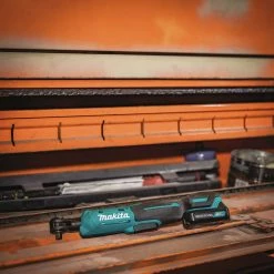Makita RW01R1 12V Max CXT Lithium-Ion Cordless 3/8 In. / 1/4 In. Square Drive Ratchet Kit (2 Ah) -Cheap Makita Store mktnrw01r1 g