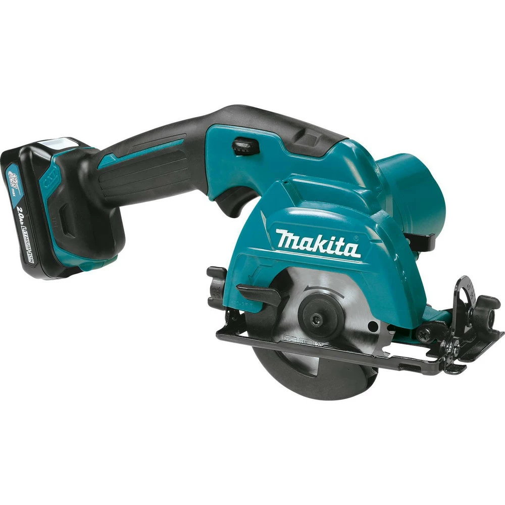 Makita SH02R1 12V MAX CXT 2.0 Ah Cordless Lithium-Ion 3-3/8 In. Circular Saw Kit 4 Makita SH02R1 12V MAX CXT 2.0 Ah Cordless Lithium-Ion 3-3/8 In. Circular Saw Kit - Image 2