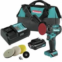 Makita VP01R1 12V Max CXT Brushless Lithium-Ion Cordless 3 In. Polisher /2 In. Sander Kit (2 Ah)