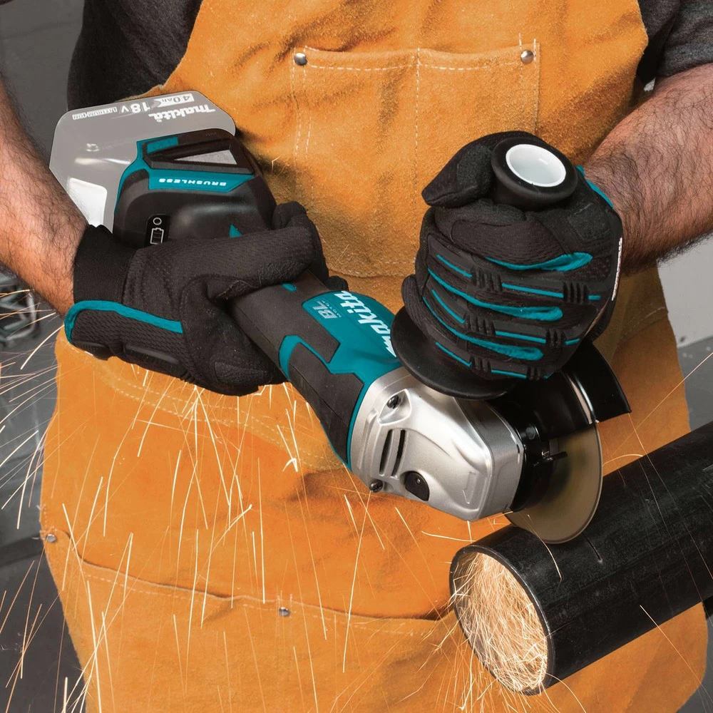 Makita XAG11Z 18V LXT Lithium-Ion Brushless Cordless 4-1/2 / 5 In. Paddle Switch Cut-Off/Angle Grinder With Electric Brake (Tool Only) 7 Makita XAG11Z 18V LXT Lithium-Ion Brushless Cordless 4-1/2 / 5 In. Paddle Switch Cut-Off/Angle Grinder With Electric Brake (Tool Only) - Image 5