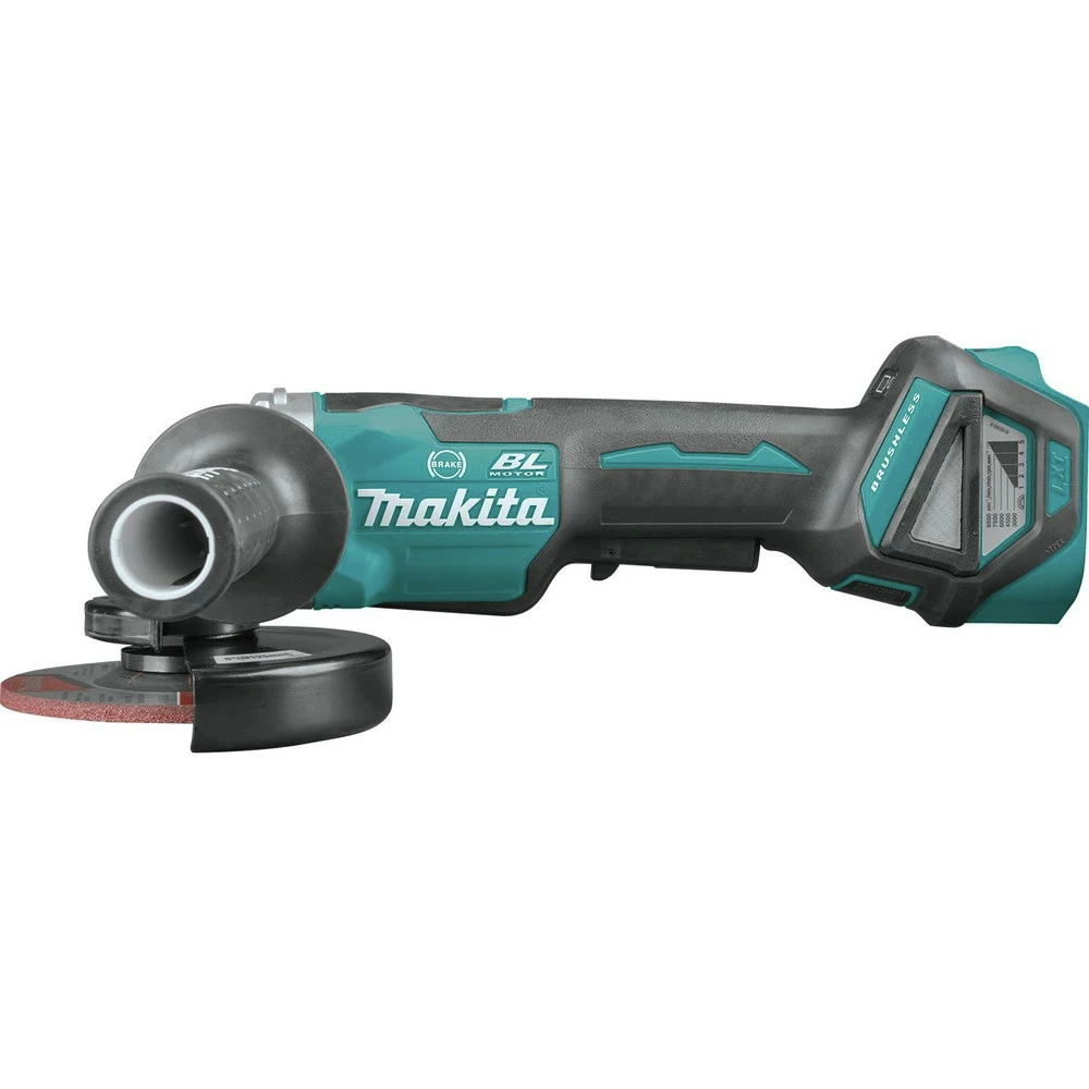 Makita XAG20Z 18V LXT Lithium-Ion Brushless Cordless 4-1/2 In. Or 5 In. Paddle Switch Cut-Off/Angle Grinder With Electric Brake (Tool Only) 4 Makita XAG20Z 18V LXT Lithium-Ion Brushless Cordless 4-1/2 In. Or 5 In. Paddle Switch Cut-Off/Angle Grinder With Electric Brake (Tool Only) - Image 2
