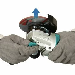 Makita XAG25Z 18V LXT Brushless Lithium-Ion 4-1/2 In. / 5 In. Cordless X-LOCK Angle Grinder With AFT (Tool Only) -Cheap Makita Store mktnxag25z c