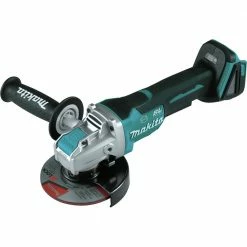 Makita XAG26Z 18V LXT Brushless Lithium-Ion 4-1/2 In. / 5 In. Cordless Paddle Switch X-LOCK Angle Grinder With AFT (Tool Only)