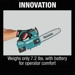 Makita XCU06SM1 18V LXT Brushless Lithium-Ion 10 In. Cordless Top Handle Chain Saw Kit (4 Ah) -Cheap Makita Store mktnxcu06sm1 o